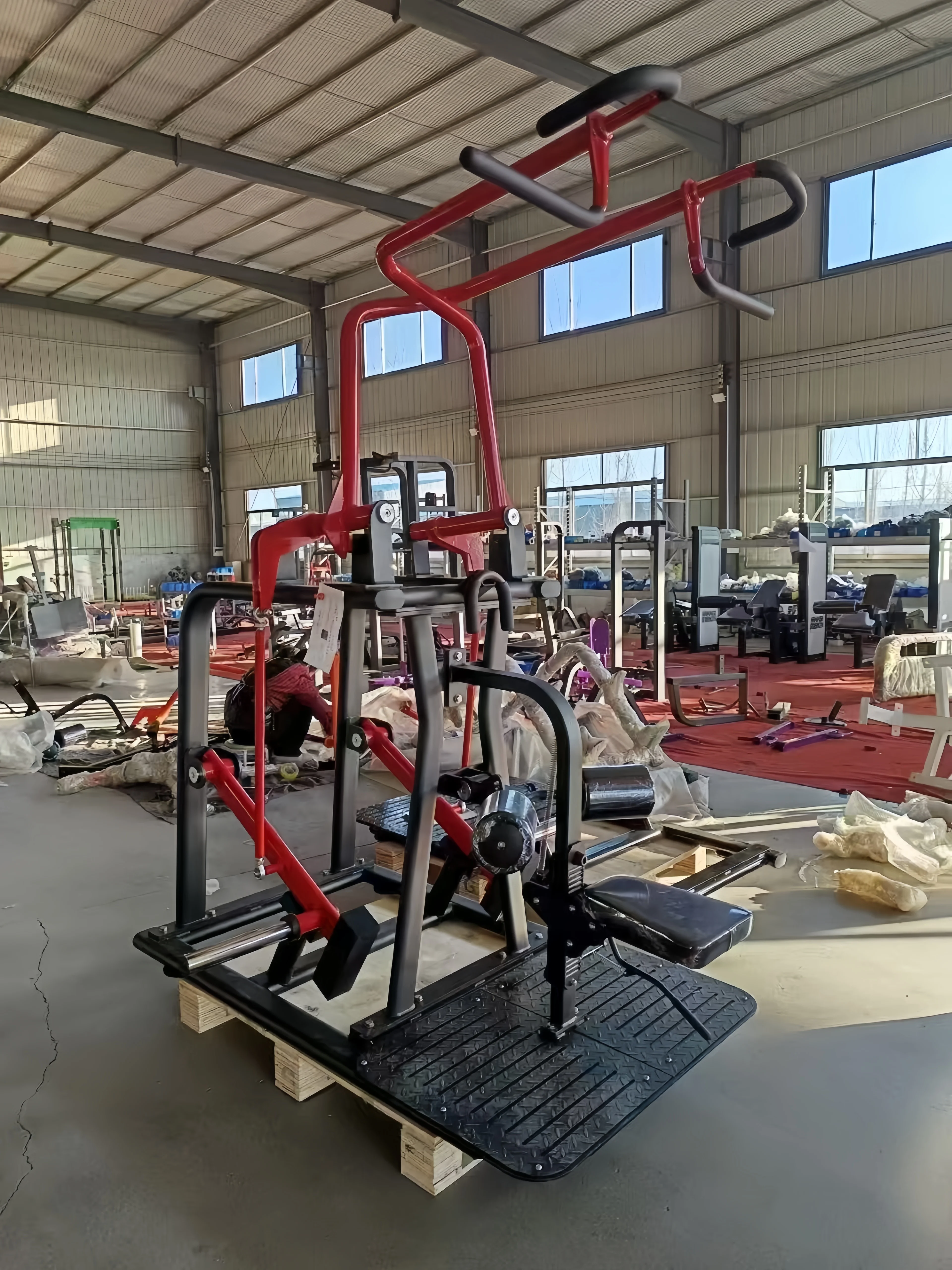 Gym Commercial Fitness Equipment  Back Extension Lat Pull Down Trainer Gym Equipment Lat Pull Down Machine
