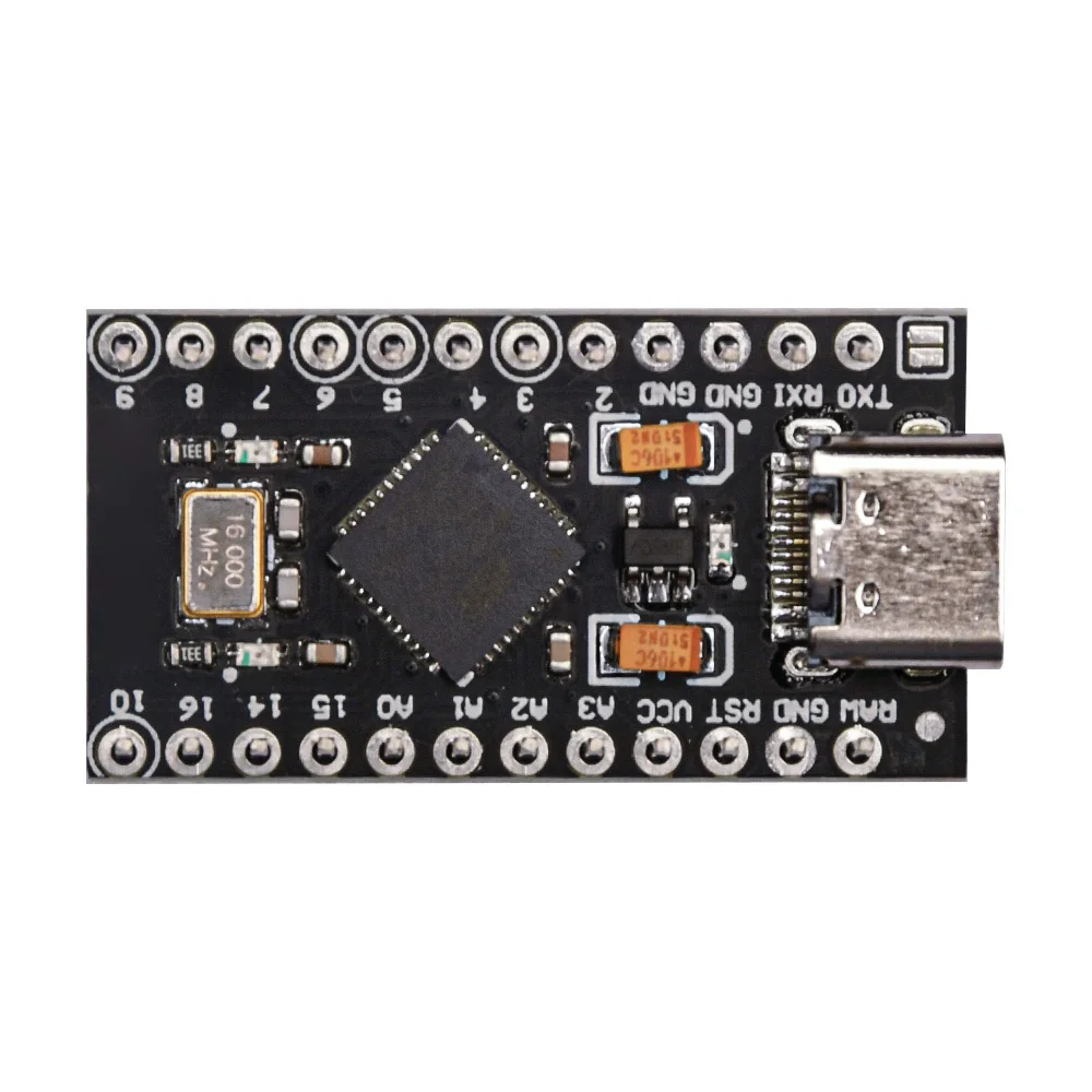 ATmega32U4 Typ-C MINI USB Pro Micro für Arduino ATmega32U4 5V/16MHz Modul mit 2-reihiger Stiftleiste für Leonardo USB-Board – Detail 7