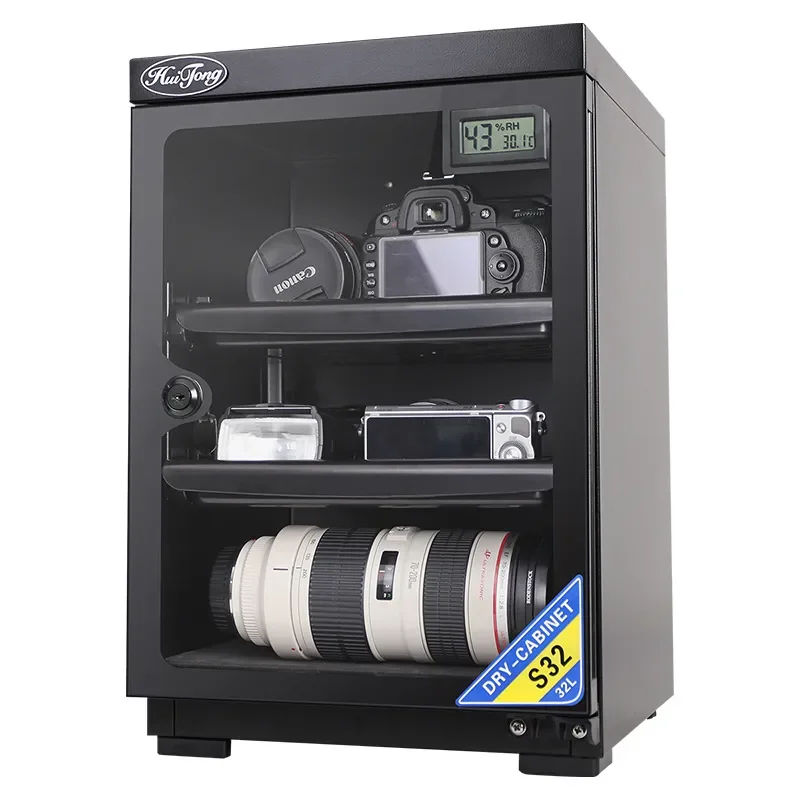 Huitong 32L Digital Camera Moisture Proof Box DSLR Lens Drying Oven Photography Camera Bag Drying Cabinet
