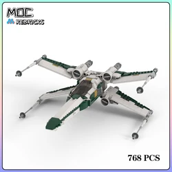 Space War Xwing New Type Starfighters MOC Building Block DIY Assemble Show Model Sets Children Christmas Toys Gifts