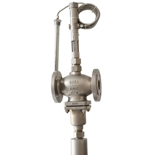 Válvula de parada autooperada de Control, 30T04, dúplex, acero inoxidable, conel, Monel, Hastelloy (tipo de refrigeración)