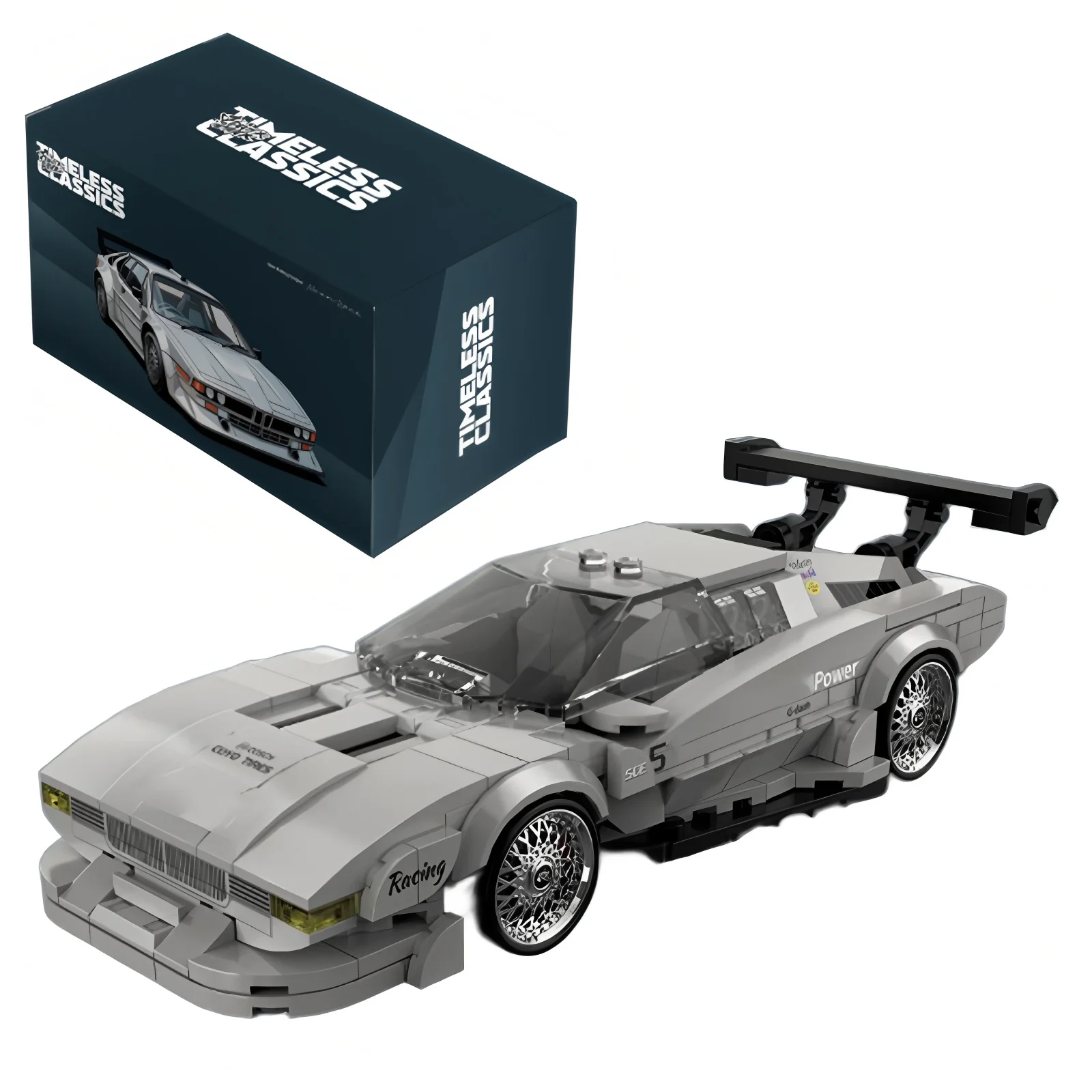 

PB8819 Speed Series Car Model 368pcs Building Blocks Bricks set MOC Technical DIY Toy Small Pellet Puzzle Box Set