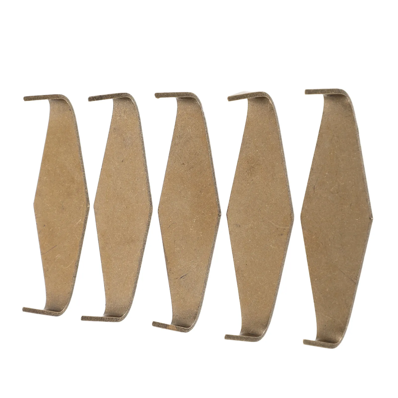 5Pcs Brass Staples Rectangle Metal Two Prong Rivets for Porcelain Teacup Repair Kit Ceramic Mug Restoration Heavy Duty