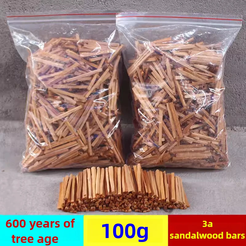 100g /50g palitos de sándalo Natural incienso tiras de madera divididas a mano Natural purificar curación meditación alivio del estrés aromaterapia