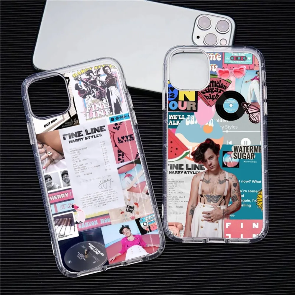 H-HaRRy S-styles  Phone Case For Iphone 15 11 13 14 Pro Max 7 8 Plus X Xr Xs Max Se2020 12mini Transparent Cover