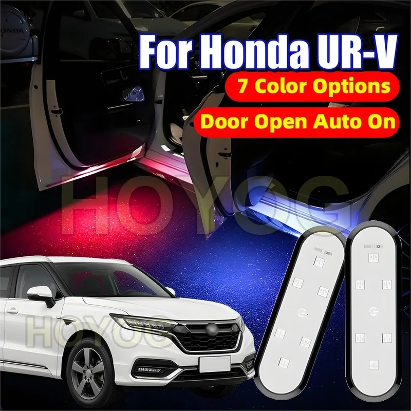 Fit for Honda UR-V 2016-2026 USB Rechargeable LED Car Door Light with Easy Stick-On Installation