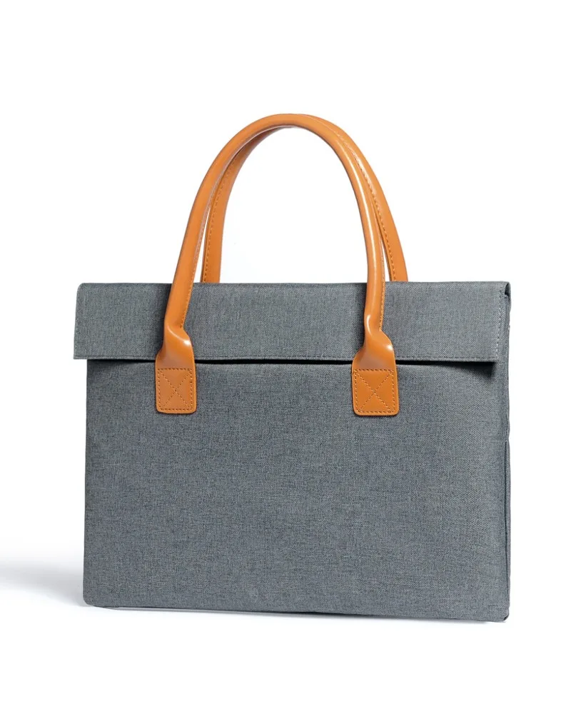 

Minimalist Handheld Briefcase Fashion Laptop Bag Multifunctional Storage Case Fit 13 Inch 156 Inch Perfect For Exhibition Gifts
