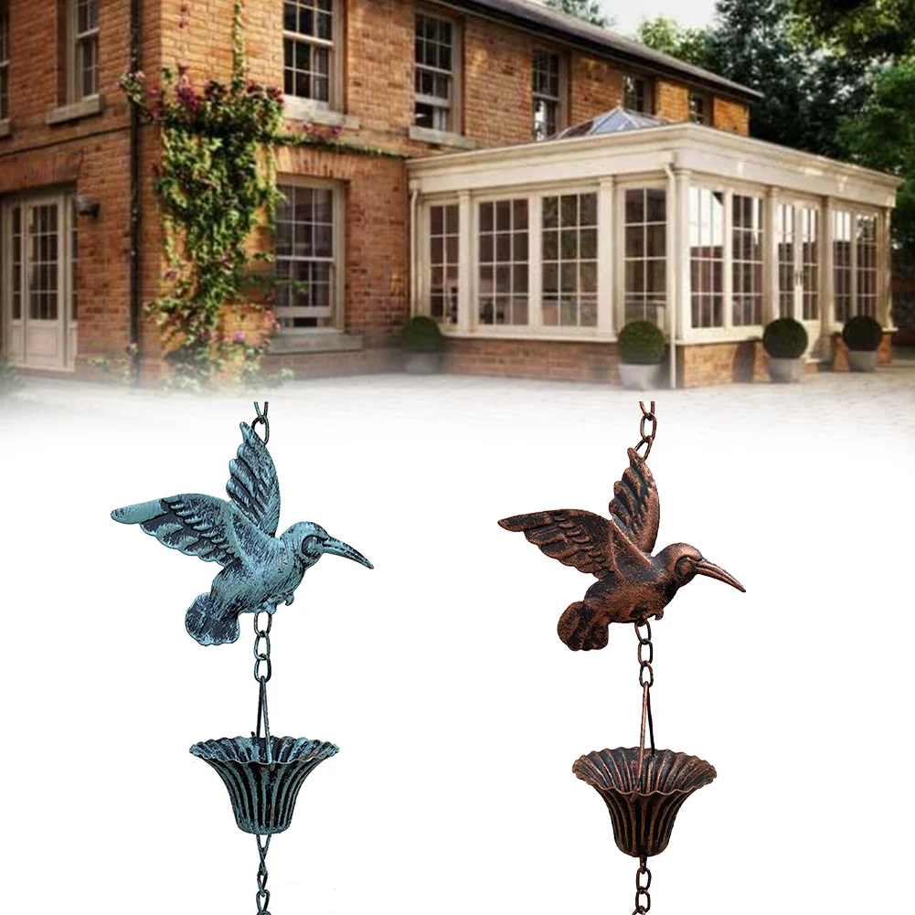 1 Pcs 8.5ft Chain Rain Chain Suitable For Outdoor Decorative Eaves Outdoor Garden Eaves Decoration Accessories