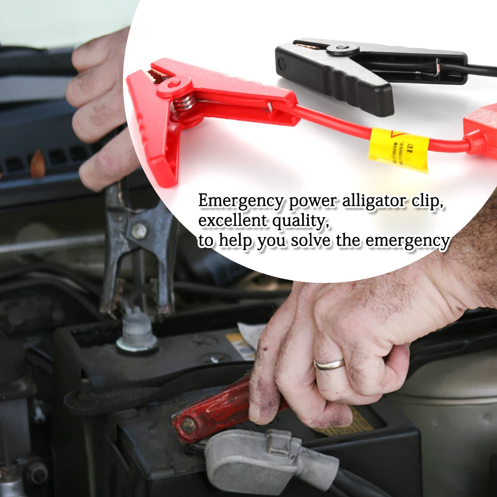1Pc Alligator Clip Starter Clip Jumper Kabel Connector Auto Jump Nood Starter Auto Accessories Universal starting power for cars