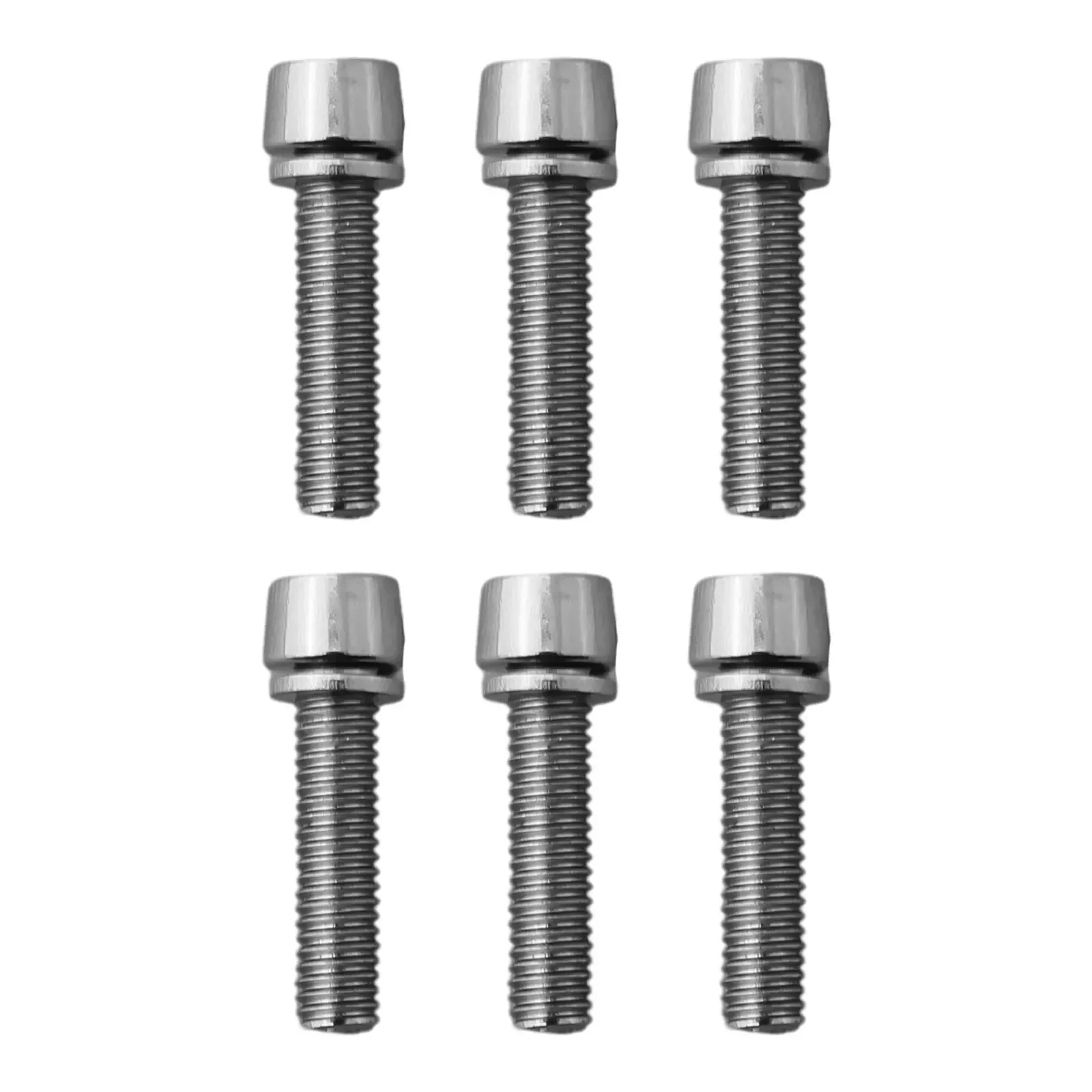 6PCS/Box Bike Steering Stem Screws Stainless Steel Screws High Strength Bolts M5/M6 Road Cycle Bicycle Handle Screw