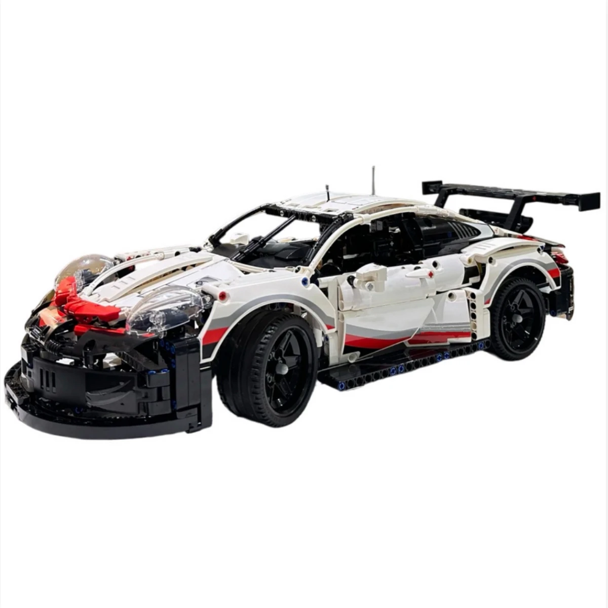 Mechaniczny Zestaw Klocków Super Samochód Wyścigowy 42096 1580 Elementów Klocki do Składania Model DIY Zabawki Kreatywna Kolekcja Prezenty