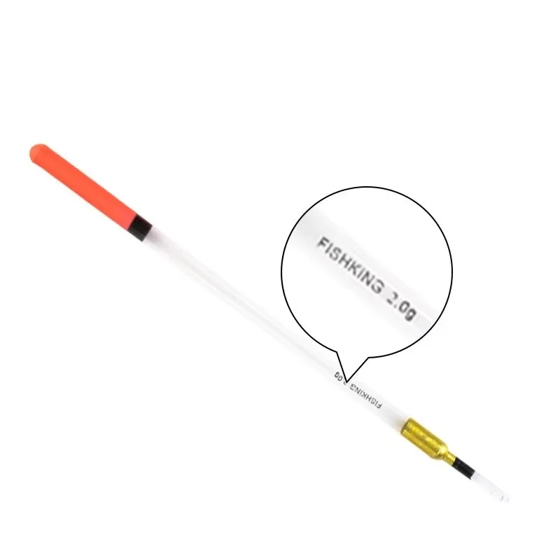 FTK 10pcs/lot 1g/1.5g/2g/2.5g/3g Plastic Fishing Float Tube Carp Fishing Accessary Fishing Tackle Mixed Sizes