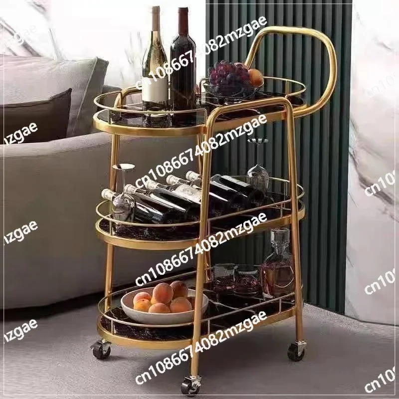 

KTV Home Cart, High-end Hotel Food Delivery Cart, Restaurant Serving Cart, Mobile Wine Cart