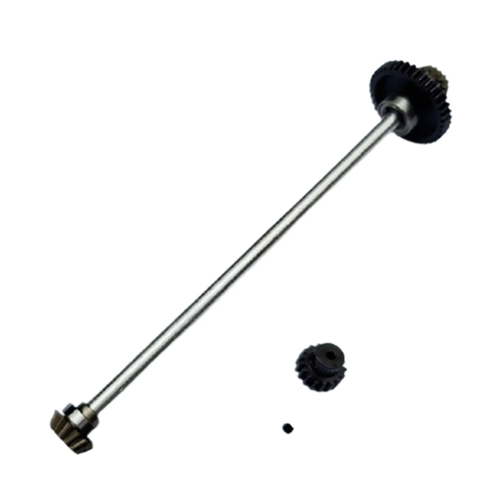 Metal Main Axle Central Drive Shaft with 17T Motor Gear Set for A959 A969 A979 K929 1/18 RC Car Upgrade Parts