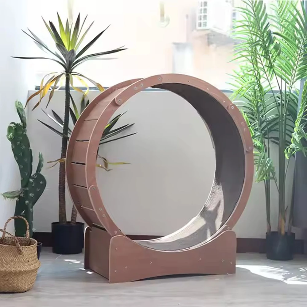 

Wholesale Wooden Cat Treadmill Sports Running Cat Wheel Treadmill Exercise Wheel Circle Track Climbing Frame Toys
