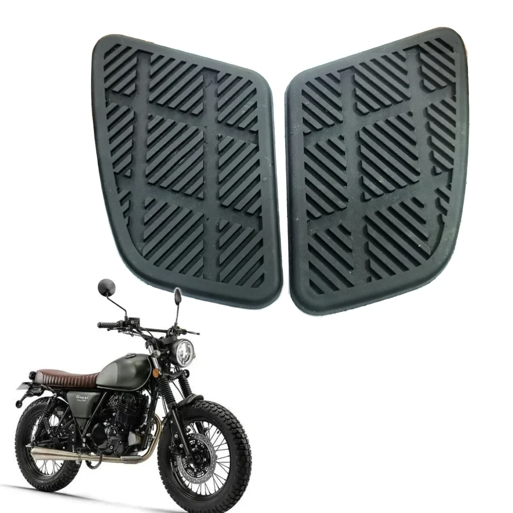 Vintage Motorcycle Fuel Tank Rubber Sticker Waterproof Sticker Decals Fuel Tank Pad Protector For Suzuki  QINGQI Scrambler 250