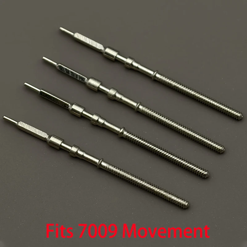 2PCS/4PCS 7009 Stainless Steel Crown Movement Crown Stem Fits For 7009 Automatic Mechanical Movement Stem Watch Replace Parts