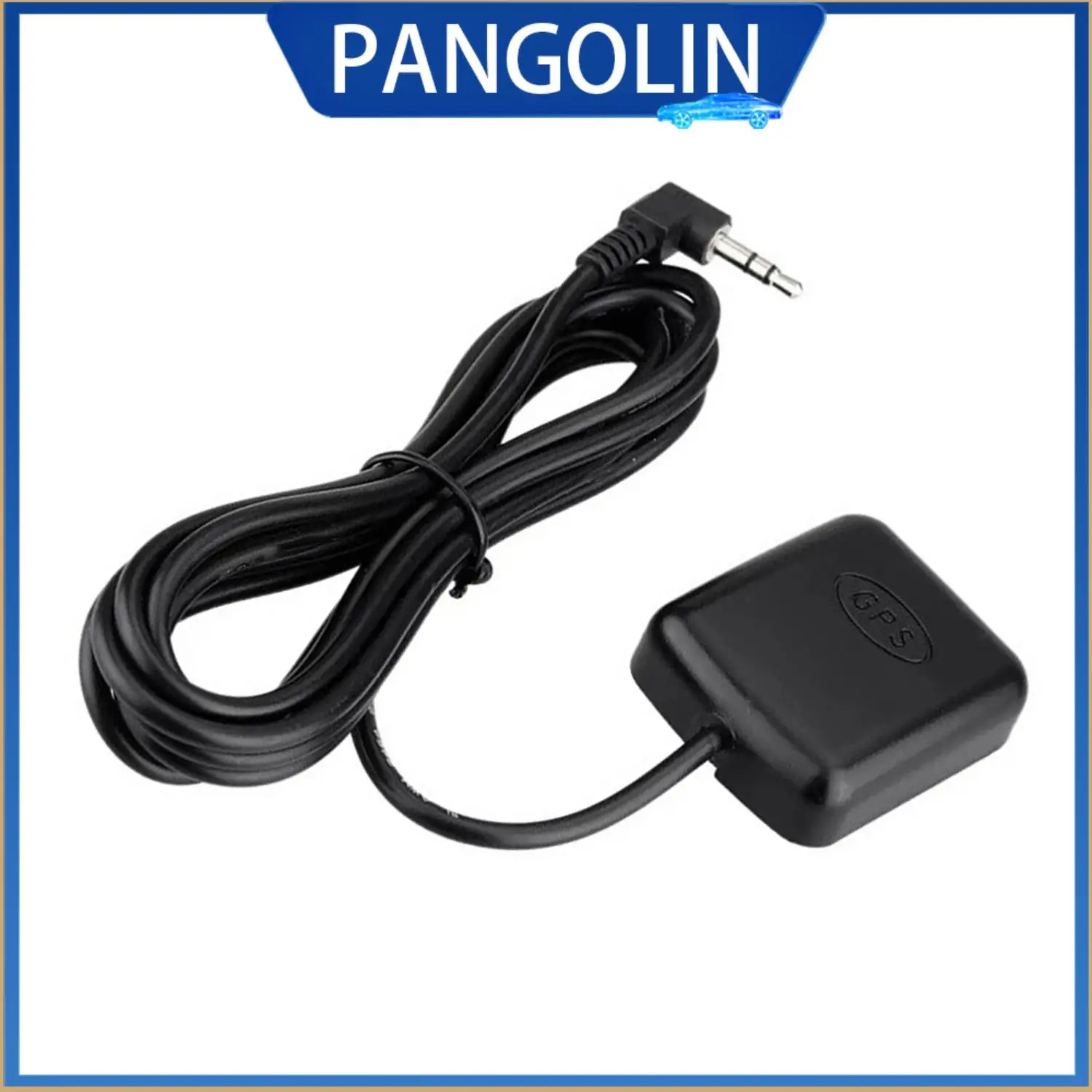 

PANGOLIN External GPS Antenna with 3.5mm Right Angle Connector for Car Dash Cam Truck SUVAnti-Rust Stable Signal Receiver 300cm