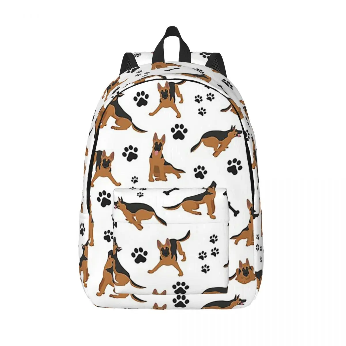 

German Shepherd Dog Cute Animal Backpack for Boy Girl Kids Student School Bookbag Daypack Kindergarten Primary Bag Sports