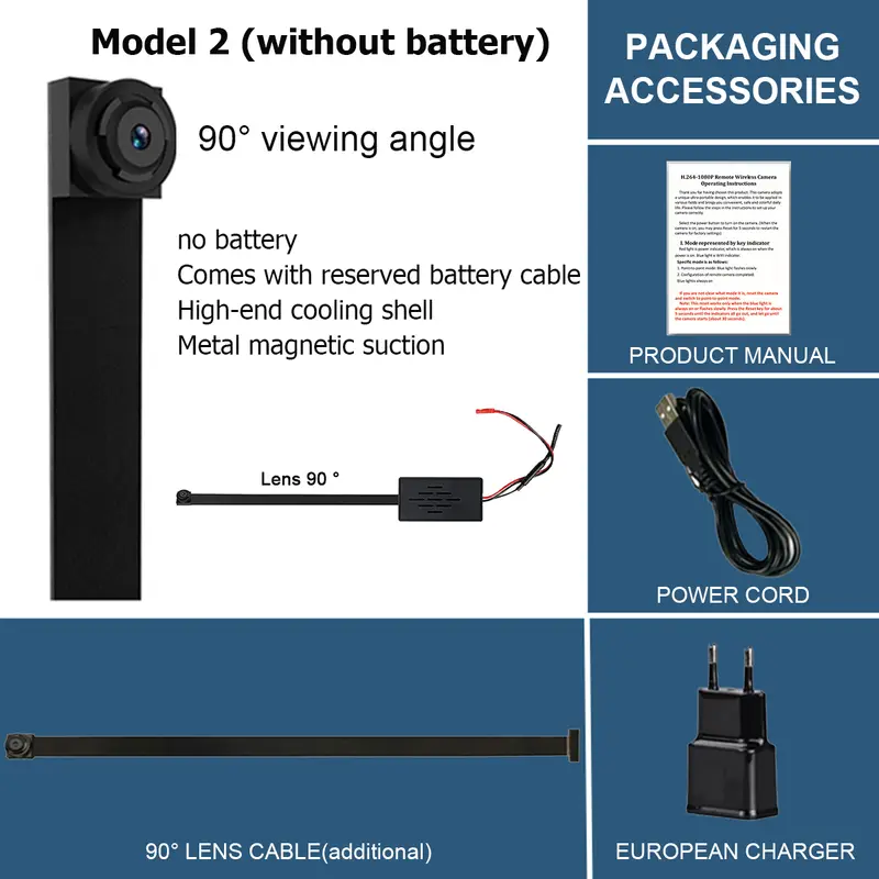 Small 4K DIY Wireless WiFi 2.0MP Camera Supports Remote Live Broadcast Via Smartphone App 1080P Image Quality 4 Models to Choose - Image 4
