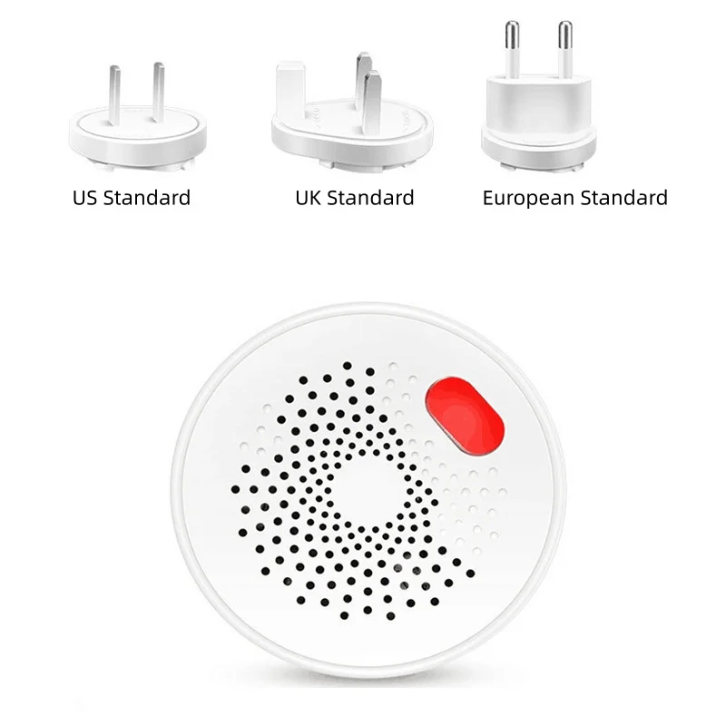 Tuya Zigbee Smart Natural Gas Sensor Combustible Household LPG Leakage Alarm Detector Fire Security Protection Need Zigbee Hub
