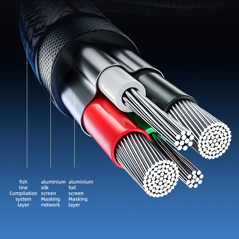 Kabel Piva 150 cm, jakość dźwięku 24-bit/192 kHz, bezstratny most audio do nagrywania linii, do gier lub transmisji na żywo. — zdjęcie produktu 4