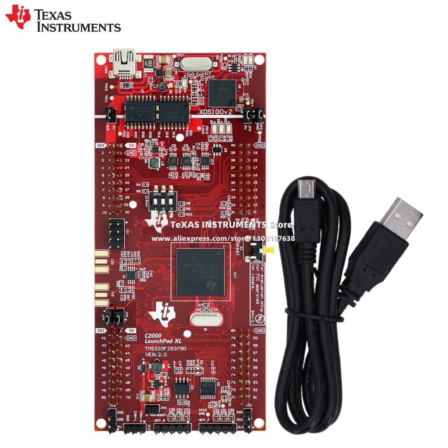 【TI الرسمية】 LAUNCHXL-F28379D C2000 DelfinoMCUTMS320F28379D العلامة التجارية الجديدة الأصلية #2