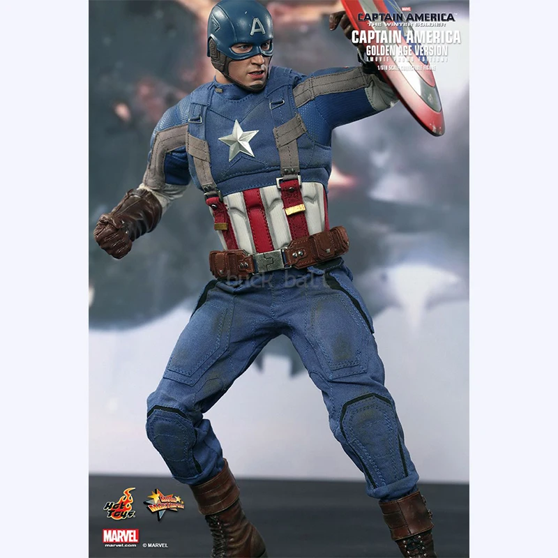 Juguetes calientes Steve Rogers figura de acción Capitán América figuras HT MMS240 modelo estatua muñeca colección decoración juguete regalos de cumpleaños