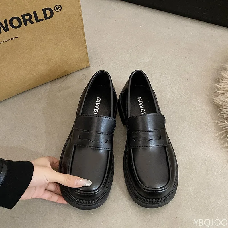 봄 가을 신상 플러스 사이즈 패셔너블 다용도 여성 신발 우아한 미니멀리스트 두꺼운 밑창 여성 신발