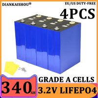 4pcs 3.2V 340AH 320AH 310AH 280AH 200AH 120AH LiFePo4 3C high-power rechargeable Battery DIY 12V solar storage battery duty-free