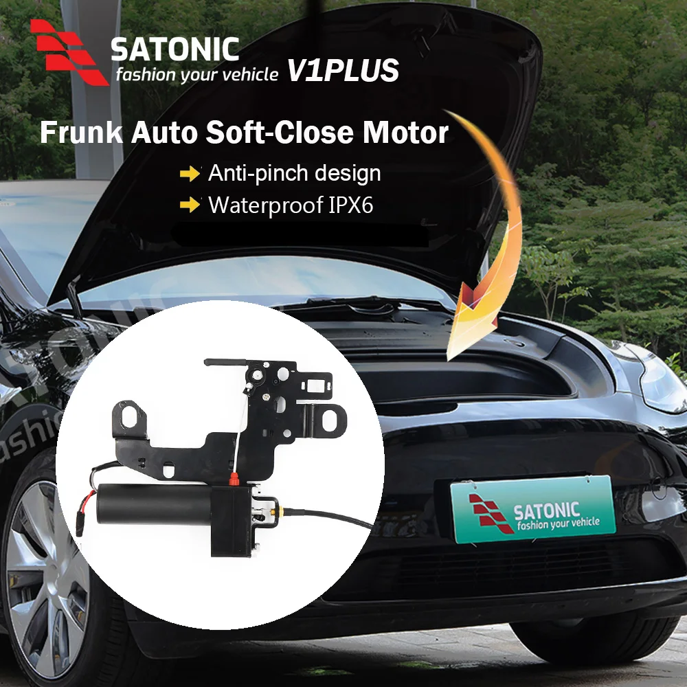 

New Arrival Model Y Auto Frunk Suction Motor Digital Soft-Closer For Tesla Model 3 Y S X Anti-Pinch SATONIC