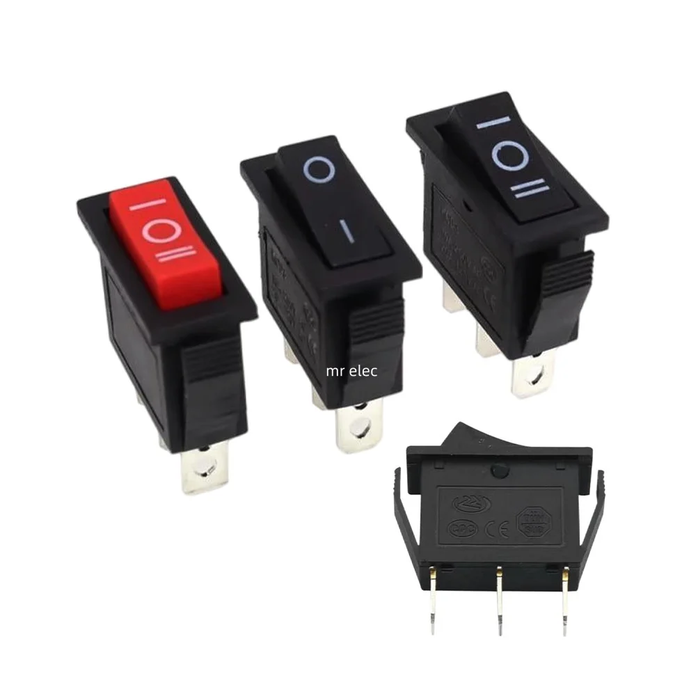 KCD3 Ship shaped Toggle Switch Electric Cooker Electric Rice Cooker Home Appliances Electronic Scale Ship-shaped Lever Power5pcs