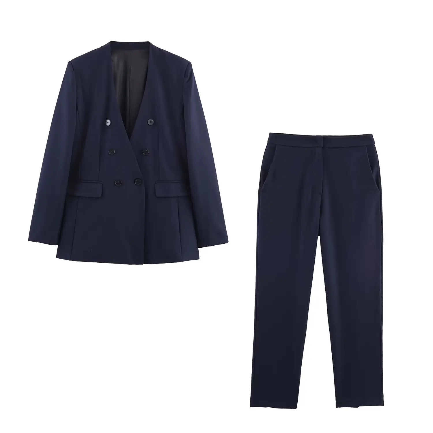 

New Arrival: Women's Suit Pantsuit Trendy Women's Fashion Blazer Straight-Leg Pantsuit