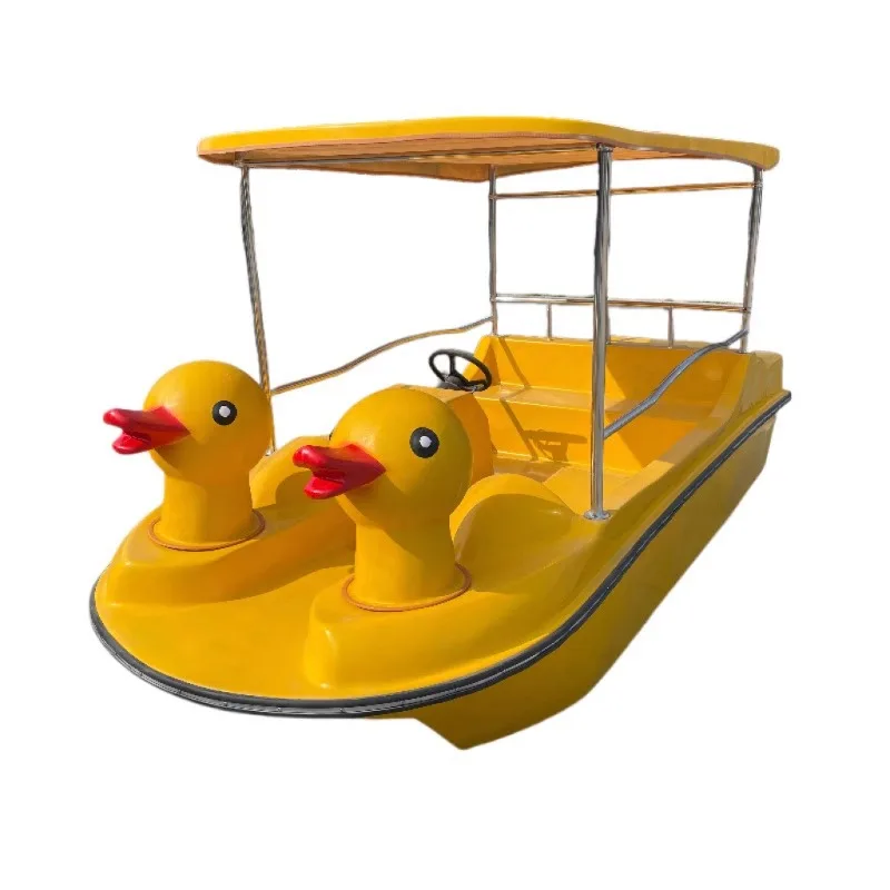 

Rotomolded children's water bumper boat with water park playground scenic area pleasure boat pedal boat
