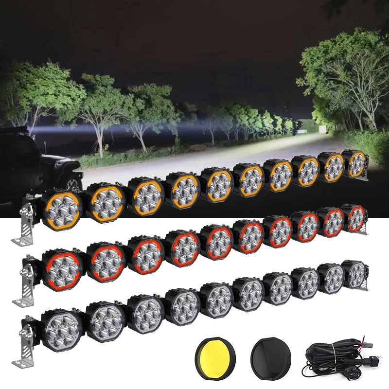 Wholesale-led-light-bar 4x4 Led Cube Pods Spot Automotive Crosslink Pods Lamp Lighting Overhead Roof Led Light Pod halo
