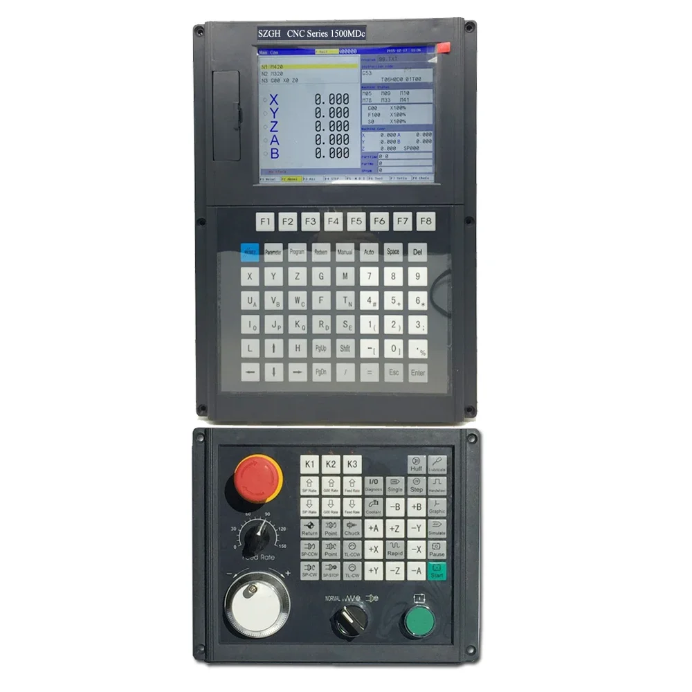 CNC Milling Controller Total CNC Vmc Solution Similar As GSK Logo Customized CNC1500MDC-4 Vertical Absolute 4 Axis G-code