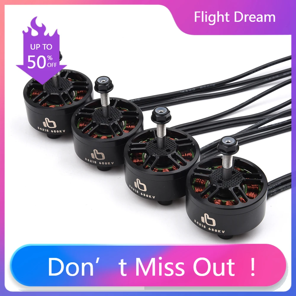 

NY4pcs/lot 4215 650KV Brushless Motor For Mark4 13 Inch FPV Drone Long Range Cinematic Cinelifter FPV Motors Part