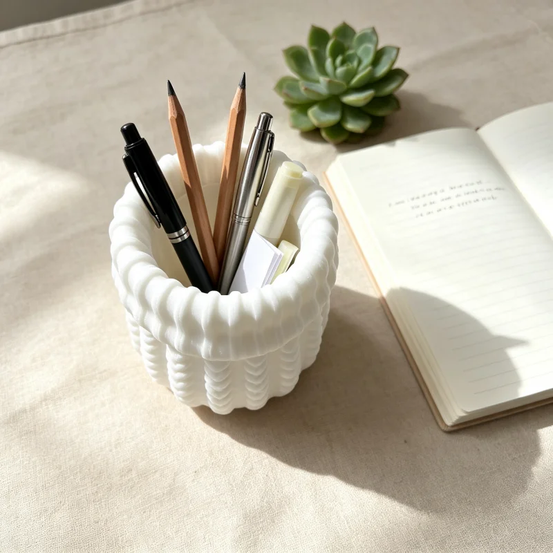 Portapenne da scrivania con te - Home Office With Two Desks recensione e prezzo