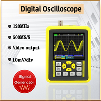 ZEEWEII DSO1511G DSO1511E 120M 2.4-inch Screen Digital Oscilloscope 120MHz Analog Bandwidth Support Signal Generator Handheld