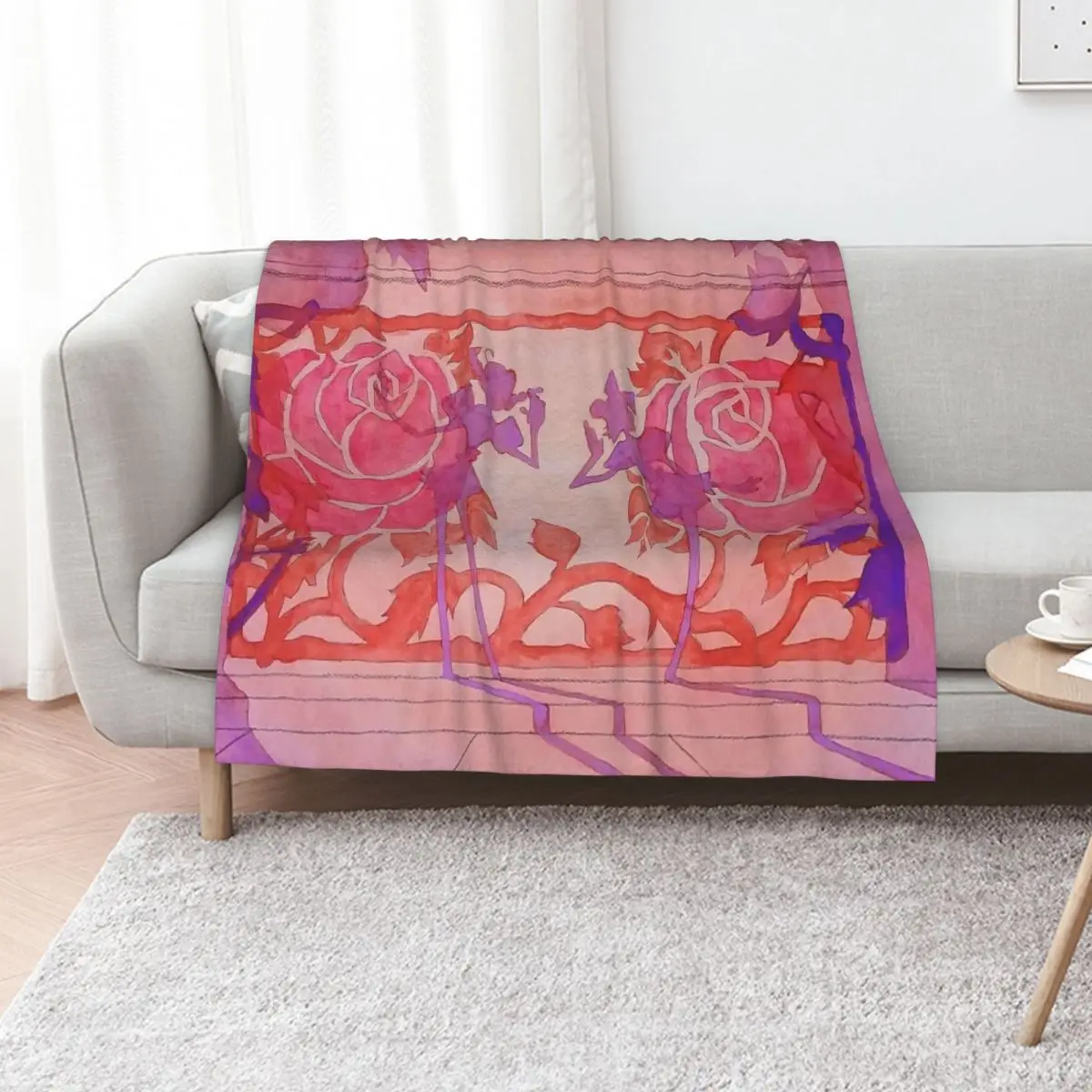 

Utena Shadow Girls Throw Blanket Plush Fuzzy Cozy Blanket for Couch Sofa