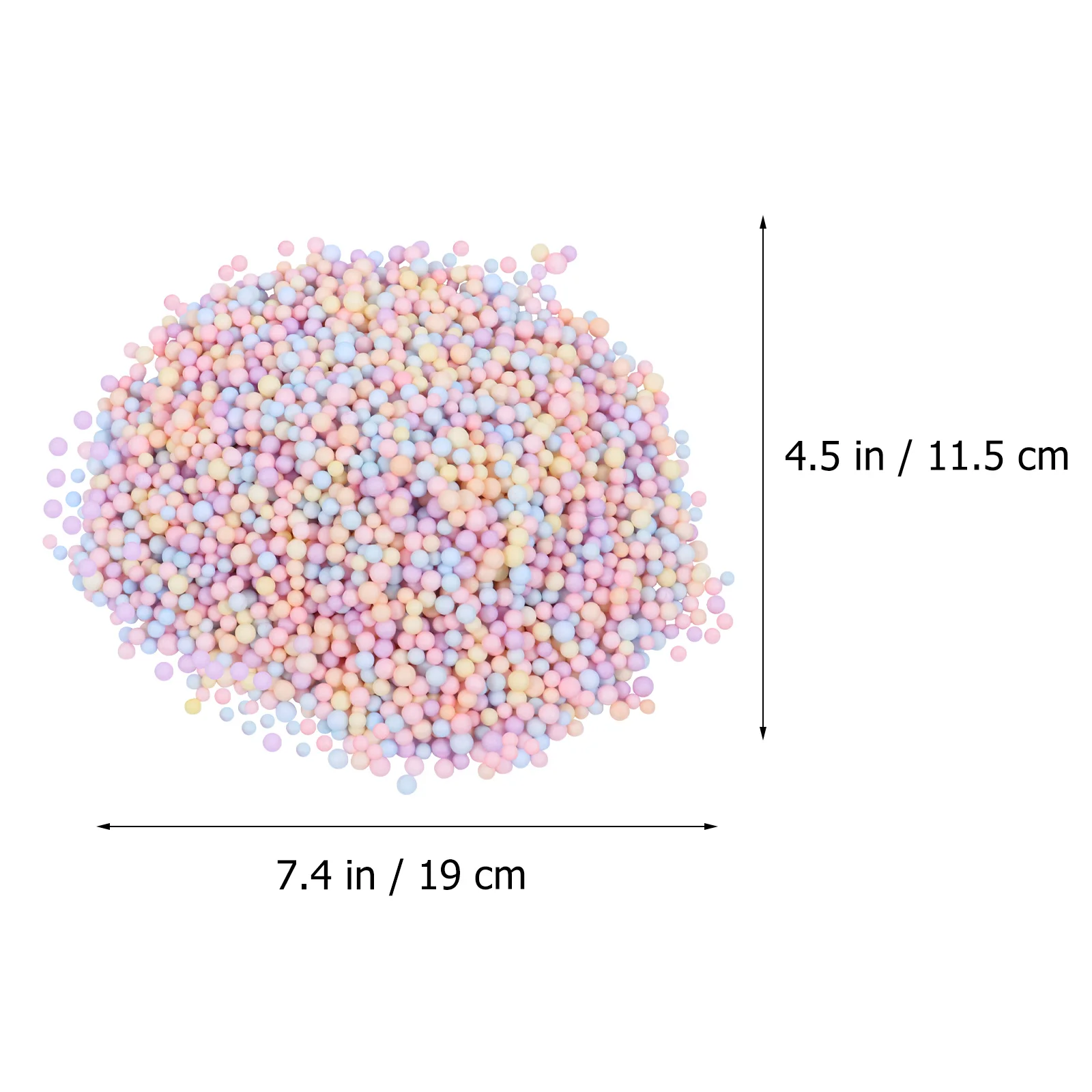 

1Pack Macaron Color Craft Filling Balls DIY Modeling Beads Gift Box Filler Decorative Balls for Wedding Birthday Xmas Decor