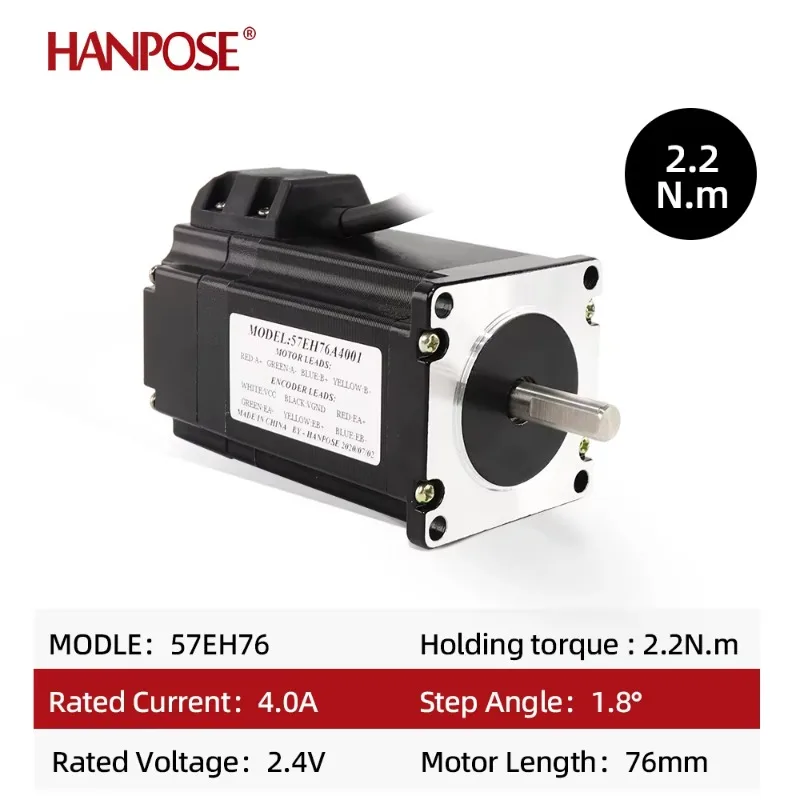 57 Stepper Motor 2.2N.Cm 57EH76A4001+ CL57 Driver CNC Set Encoder for 3D Printer Accessories Close Loop Steeper Motor Nema23