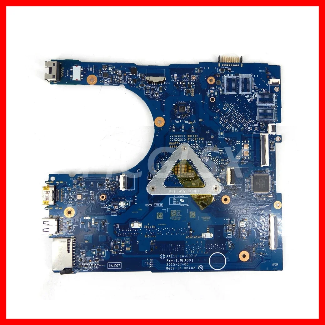 LA-D071P With i3 i5 i7-6th Gen CPU Notebook Mainboard For Dell Inspiron 5559 5759 5459 3559 Laptop Motherboard 100% Tested OK