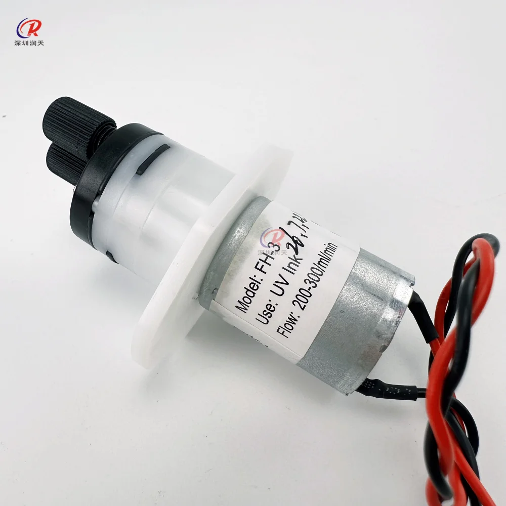 1PCS FH-3 24V 3W Micro Peristaltic Pump Anti-Corrosion UV Solvent Ink Pump for Allwin Grando UV Flatbed and DTF Printer