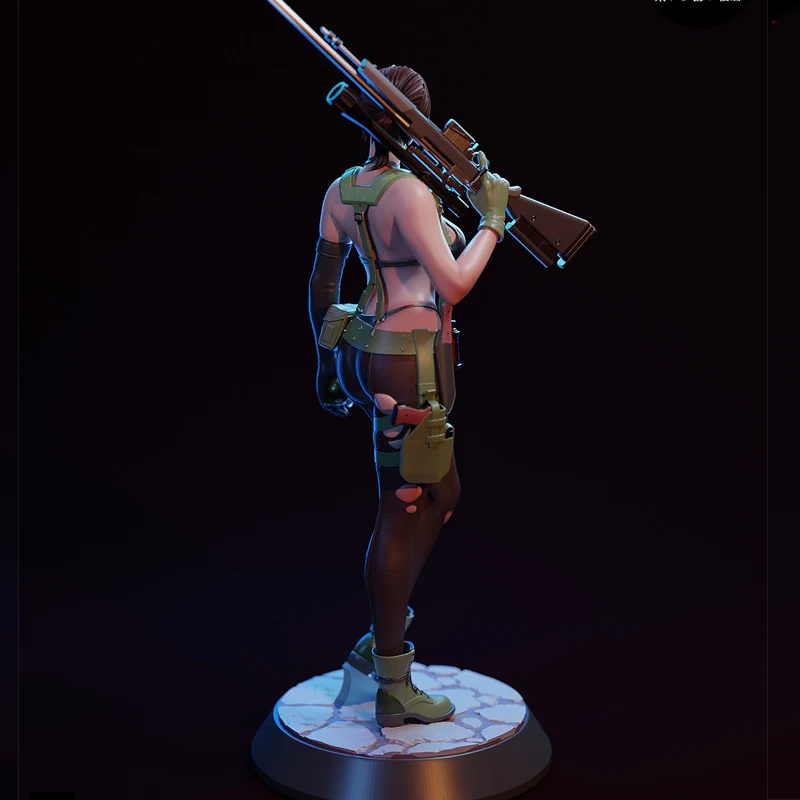 2 Styles Game Character 6087 Quiet Sniper 3D Print Model Unassembled Unpainted Custom Jigsaw Puzzle NSFW GK Figure Kit T_0151