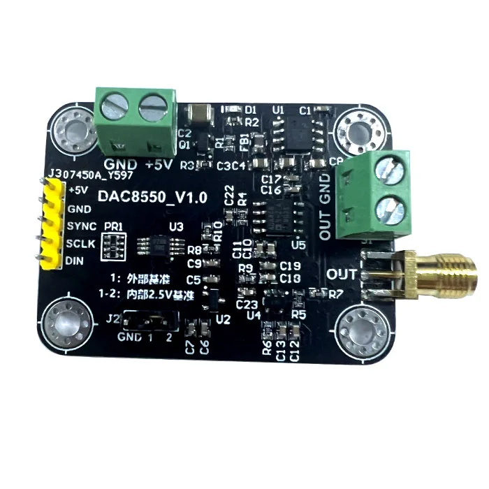 DAC8550 Module High-precision 16-bit Single Voltage Output Digital-to-analog Converter DAC Module Can Output Positive and Negati