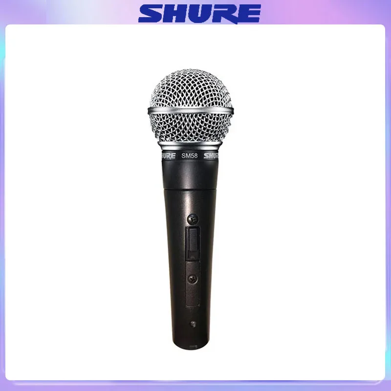 SHURE SM58 Microphone Professional Wired Dynamic Cardioid Show Handheld Mic Gaming Youtube Recording ForKaraoke KTV  Voice Tube