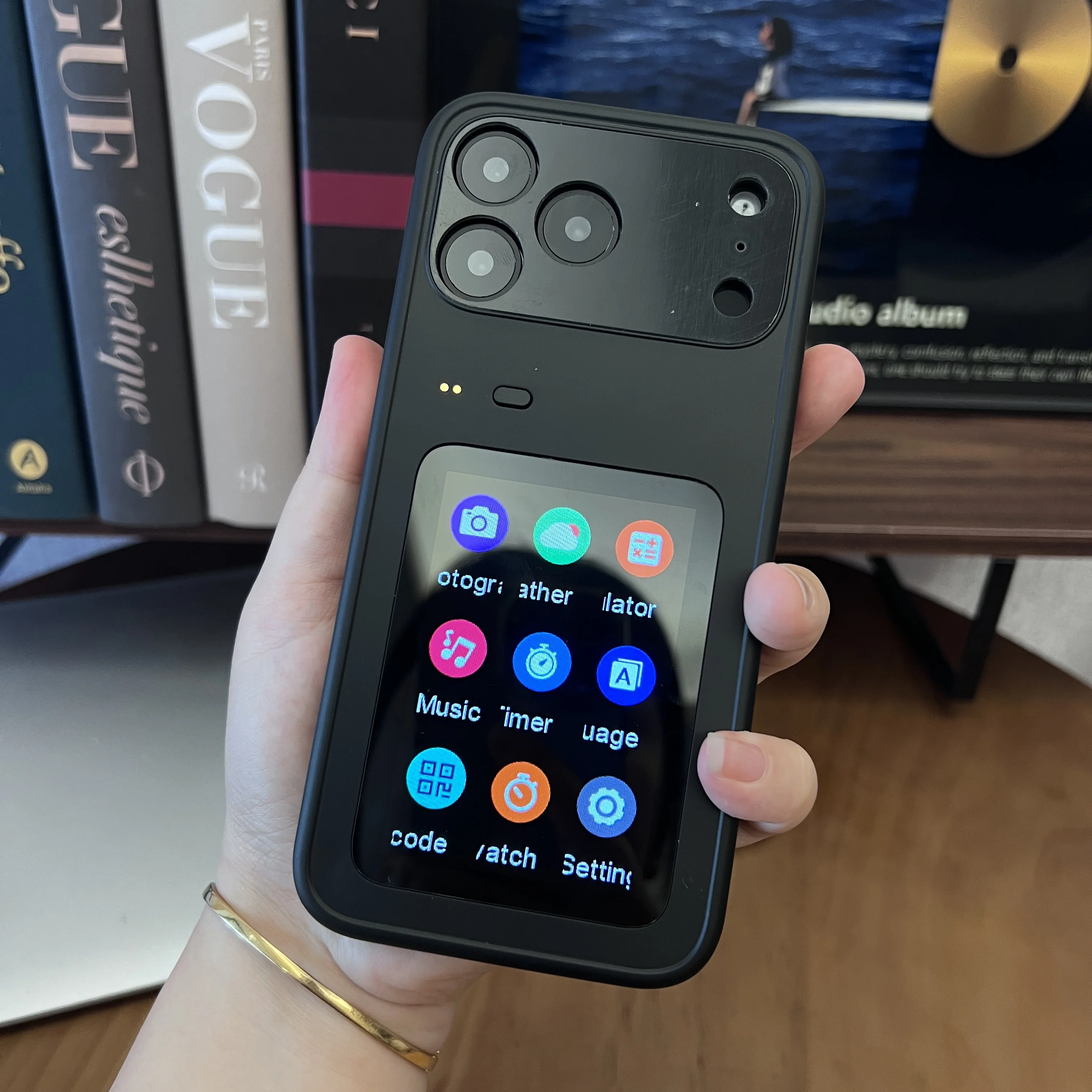 Odpowiedni do iPhone 17 Pro Max Kolorowy Ekran Wielofunkcyjne Etui AI z Wyświetlaczem 3.0 cala Ochronne Etui na 17 Pro/16 RO/15 Pro/14/13 — zdjęcie produktu 5