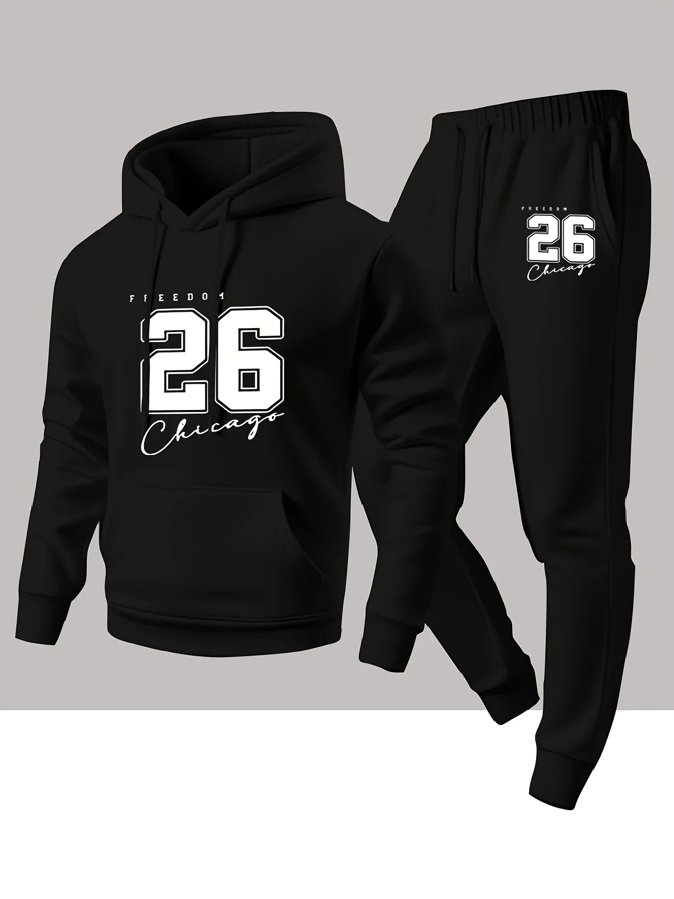 Sweat-shirt Confortable à Col Rond et Manches Longues pour Homme, Imprimé Lettres Créatives, Collection Automne-Hiver 2026 – Tenue Décontractée
