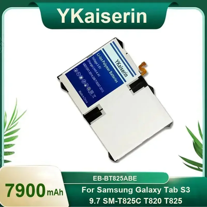 

Сменный аккумулятор для планшета YKaiserin 7900 мАч для Samsung Galaxy Tab S3 9,7 SM-T820 SM-T825 SM T820 T825 EB-BT825ABE + НЕТ